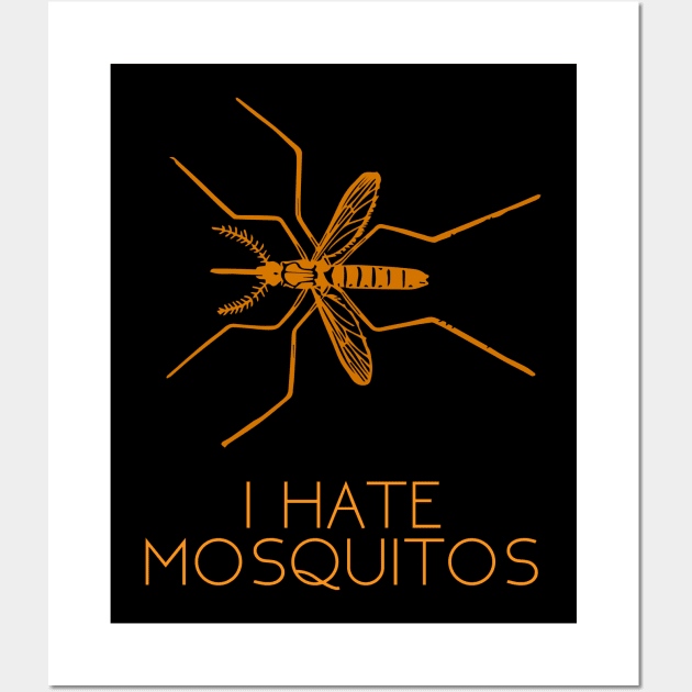 I hate Mosquitos Wall Art by Imutobi